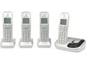 Panasonic KX-TGD224N Dect 6.0 Plus Dec Plus Technology Handsets Expandable Digital Cordless Answering System with 4 Handsets
