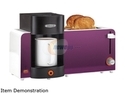 BELLA BLA14082 Toast and Brew Breakfast Station, Purple