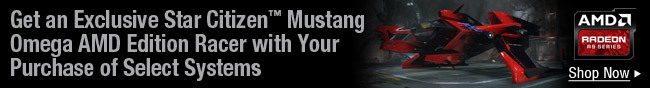 Get an Exclusive Star Citizen Mustang Omega AMD Edition Racer