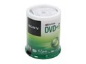 SONY 4.7GB 16X DVD+R 100 Packs Spindle Spindle Disc Model 100DPR47SP