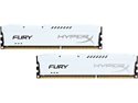 HyperX Fury White Series 8GB (2 x 4GB) DDR3 1866 Desktop Memory