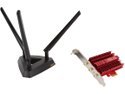 ASUS PCE-AC68 Dual-band Wireless-AC1900 Adapter IEEE 802.11ac, IEEE 802.11a/b/g/n PCI Express Up to 600 and 1300Mbps Wireless Data Rates