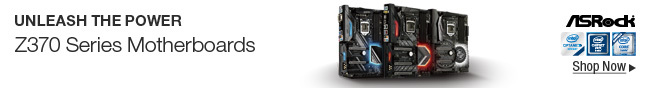 ASRock - UNLEASH THE POWER - Z370 Series Motherboards