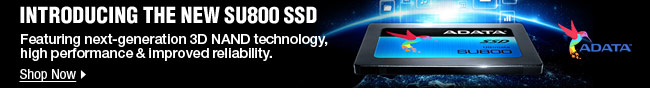 ADATA - Introducing the new SU800 SSD - Featuring next-generation 3d NAND technology, high performance & improved reliability