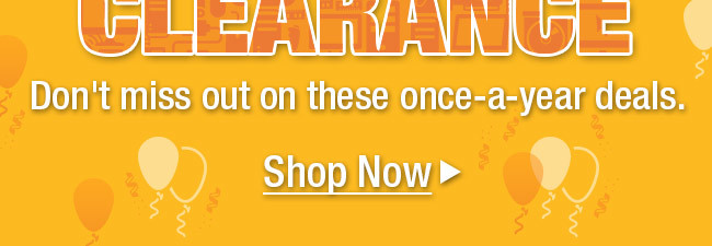 Don't miss out on these once-a-year deals.