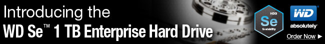 Introducing the WD Se 1 TB Enterprise Hard Drive