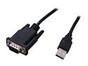Sabrent USB 2.0 to Serial (9-Pin) DB-9 RS-232 Adapter Cable 6ft Cable