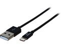 Coboc iSyncLT8-3-BK MFi Certified, Apple approved, Black 3ft 8-Pin Lightning Connector to USB Cable