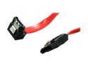 Rosewill 10" Red Flat Serial ATA III Cable with Locking Latch
