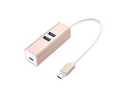 KKMOON Reversible USB 3.1 Type C to 2 USB 3.0 HUB & 1 USB-C Charging Port Adapter