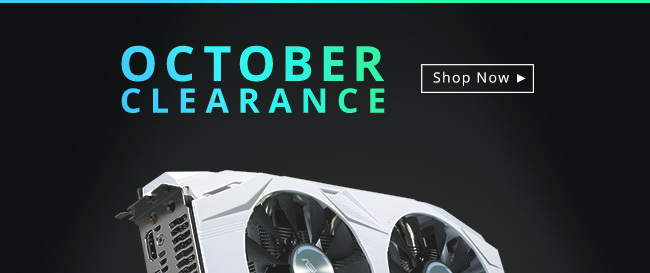 OCTOBER CLEARANCE