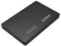 ORICO Portable Tool Free 2.5 inch SATA to USB2.0 External Hard Drive Enclosure-Black(2588US)
