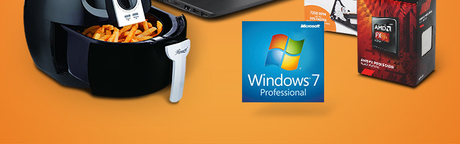 $179.99 HGST Deskstar NAS 4TB, $169.99 Microsoft Windows 7 Pro 64-bit