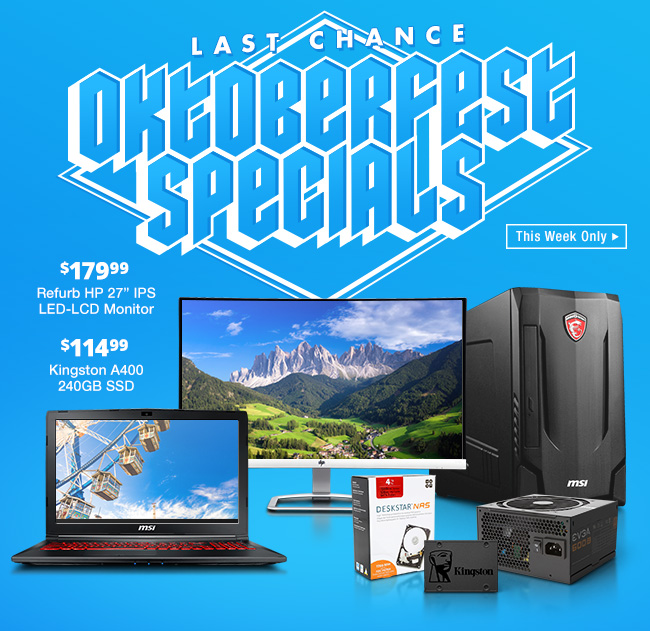 LAST CHANCE OKTOBERFEST SPECIALS