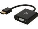 Coboc CL-AD-HD2VGA-6-BK 6 inch Dongle-style HDMI to VGA Video Active Adapter Converter