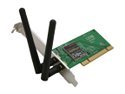 Rosewill Wireless N300 Wi-Fi Adapter - IEEE 802.11b / 11g / 11n, (2T2R), PCI Interface