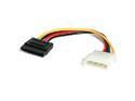StarTech 6" 4 Pin Molex to SATA Power Cable Adapter SATAPOWADAP