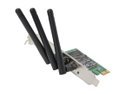 Rosewill Dual Band Wireless N900 Adapter - IEEE 802.11a / 11b / 11g / 11n, PCI E Interface, 3 External Detachable Antenna