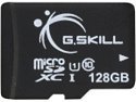 G.Skill 128GB microSDXC UHS-I/U1 Class 10 Memory Card with Adapter/Card Reader
