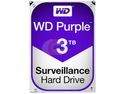 WD Purple 3TB Surveillance Hard Disk Drive - 5400 RPM Class SATA 6Gb/s 64MB Cache 3.5 Inch