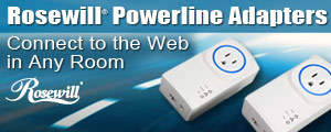 Rosewill® Powerline Adapters - Connect to the Web in Any Room