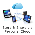 Store & Share via Personal Cloud