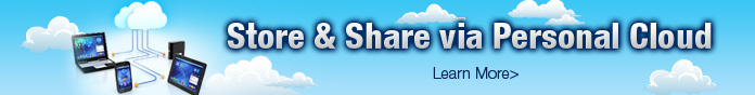 Store & Share via Personal Cloud