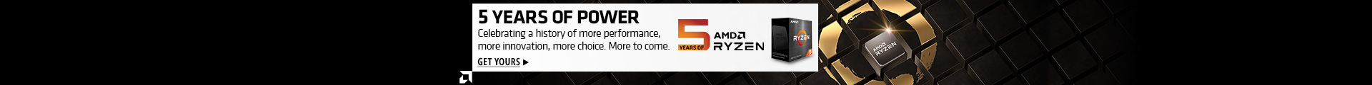 5 Years of AMD Ryzen™