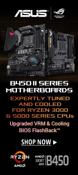 ASUS B450 II Series motherboards