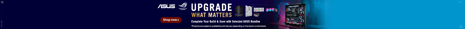 Upgrade what matters Upgrade what matters