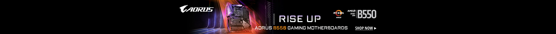 Aorus B550 Gaming Motherboards