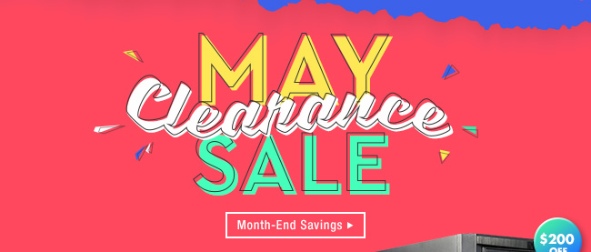 May Clearance Sale