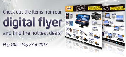 Check out the items from our digital flyer and find the hottest deals!