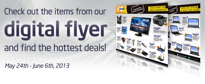 Check out the items from your digital flyer and find the hottest deals