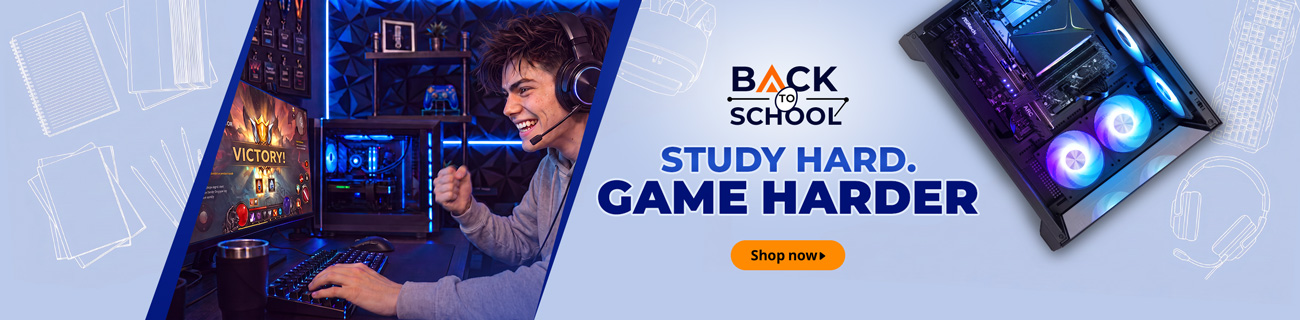 Study Hard. Game Harder