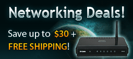 Networking deals—save up to $30 + free shipping