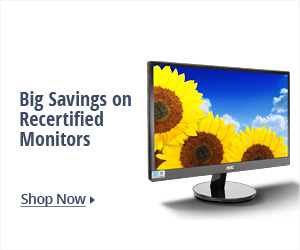 Big Savings on Recertified Monitors