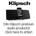 Klipsch—win Klipsch premium audio products!—click here to enter