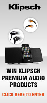 Klipsch—win Klipsch premium audio products!—click here to enter