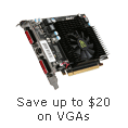Save up to $20 on VGAs