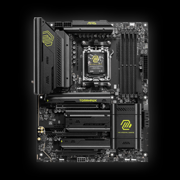 MSI MAG X870 TOMAHAWK WIFI Motherboard, ATX - Supports AMD Ryzen 9000 / 8000 / 7000 Processors, AM5 - 80A SPS VRM, DDR5 Memory Boost 8400+MT/s (OC), PCIe 5.0 x16 & 4.0 x16, M.2 Gen5, Wi-Fi 7, 5G LAN
