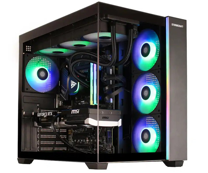 STORMCRAFT Gaming PC Intel Core Ultra 9 285 NVIDIA GeForce RTX 5070 Ti