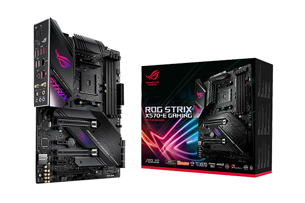 ASUS AMD AM4 ROG Strix X570-E Gaming ATX Motherboard with PCIe 4.0, WiFi 6, 2.5Gbps LAN, Dual M.2, SATA 6Gb/s, USB 3.2 Gen 2