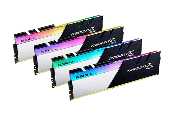 G.SKILL Trident Z Neo (For AMD Ryzen) Series 64GB (4 x 16GB) 288-Pin RGB DDR4 SDRAM DDR4 3600 (PC4 28800) Desktop Memory Model F4-3600C16Q-64GTZNC