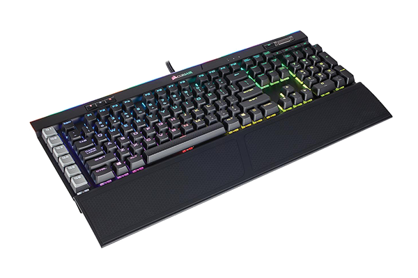Corsair K95 RGB PLATINUM Mechanical Gaming Keyboard, Cherry MX Brown, Backlit RGB LED, Black