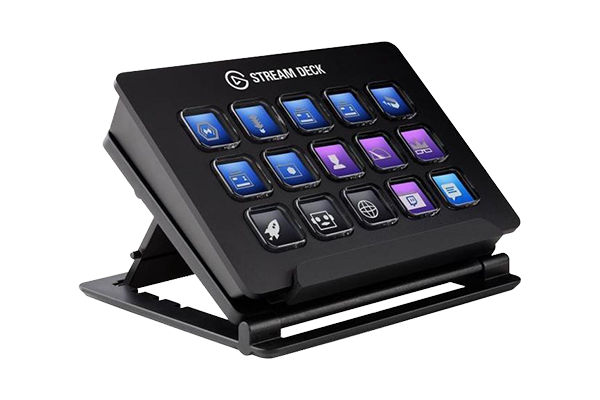 Elgato Stream Deck - Live Content Creation Controller with 15 Customizable LCD Keys, Adjustable Stand, for Windows 10 and macOS 10.11 or Later