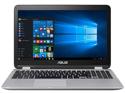 ASUS Notebooks R Series Flip R518UA-RS51T Intel Core i5 7th Gen 7200U (2.50 GHz) 8 GB Memory 1 TB HDD Intel HD Graphics 620 15.6" Touchscreen Windows 10 Home 64-Bit