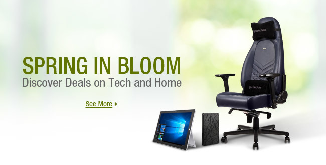 SPRING IN BLOOM -- Discover Deals on Tech and Home