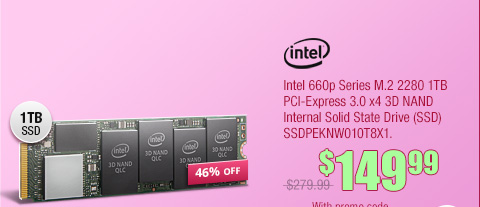 Intel 660p Series M.2 2280 1TB Internal SSD