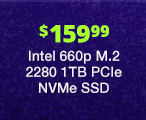 Intel 660p M.2 2280 1TB PCIe NVMe SSD